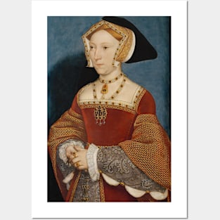 Jane Seymour Queen of England by Hans Holbein the Younger Posters and Art